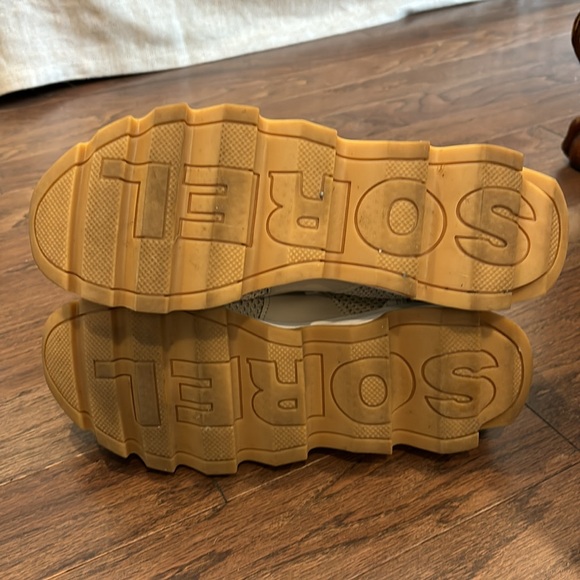 Sorel Kinetic Sneaker cream & tan size 9.5 - Picture 5 of 6